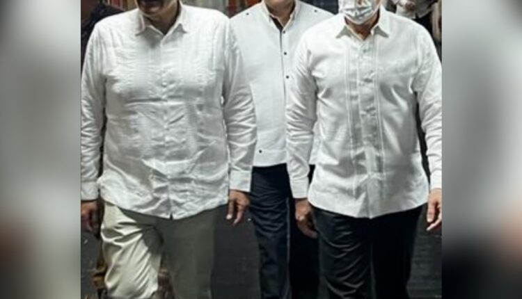 Fernando Padilla Farfán, Adán Augusto López Hernández y el Gobernador de Chiapas, Rutilo Escandón Cadenas